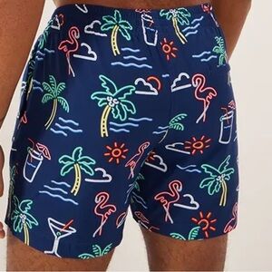Chubbies Men’s The Neon Lights Classic Swim Trunk in 5.5” Inseam LIKE NEW size L